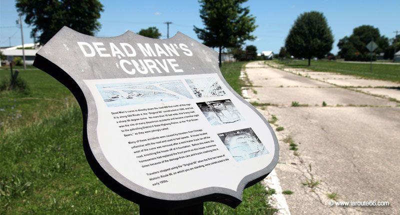Dead man's Curve à Towanda, Illinois