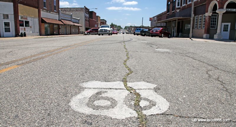 La Route 66 à Galena, Kansas