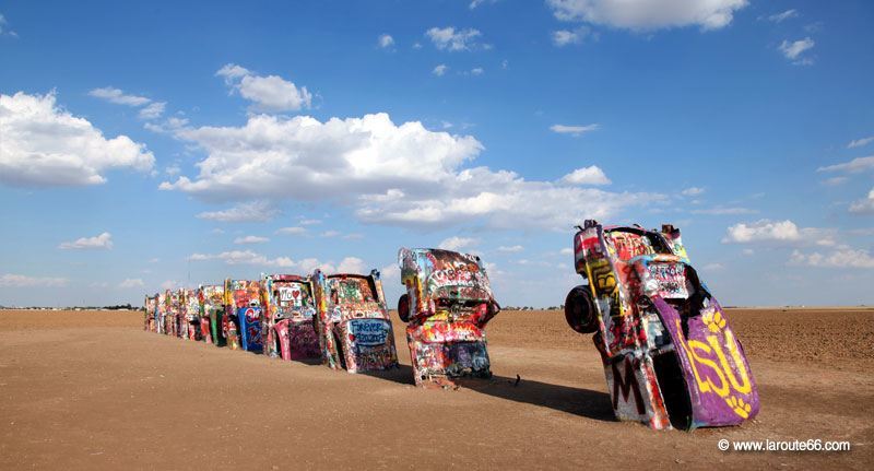 Cadillac Ranch à Amarillo, Texas