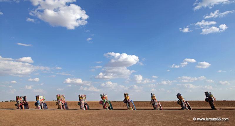 Cadillac Ranch à Amarillo (Texas)