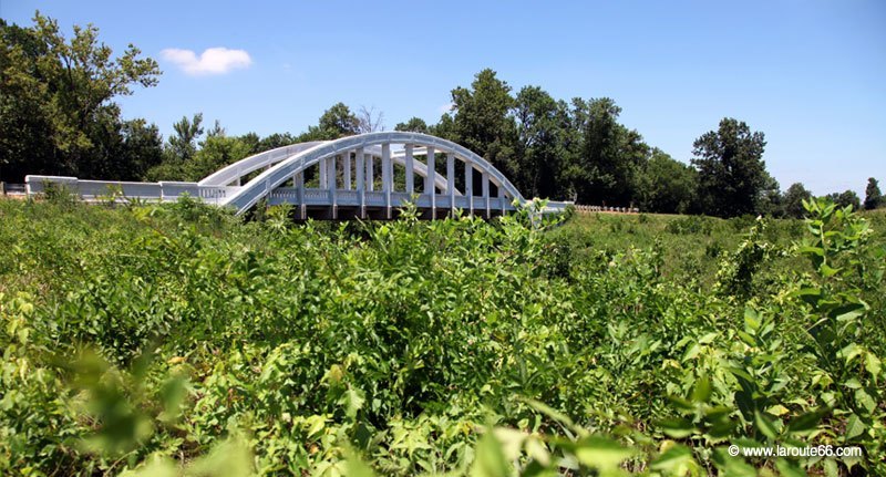 Marsh Arch Bridge à Riverton, Kansas