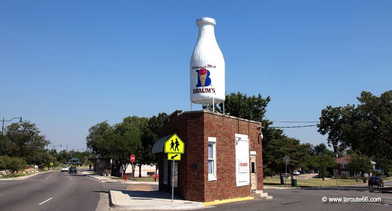 Bouteille de lait géante à Oklahoma City