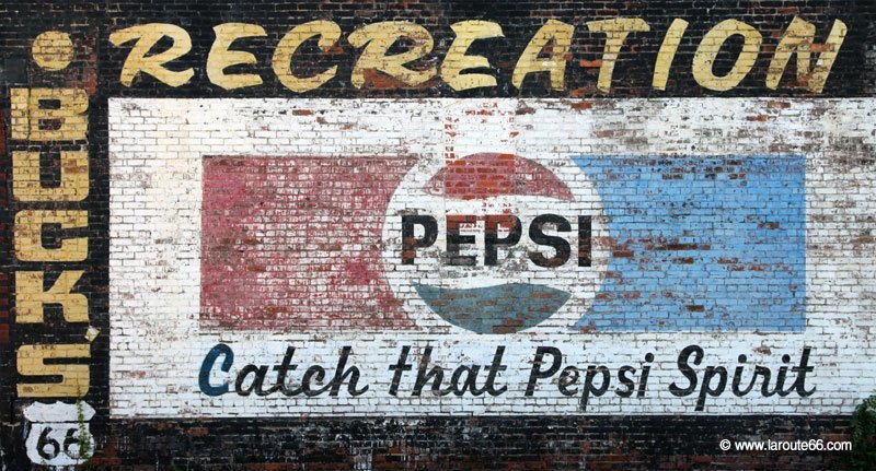 Publicité Pepsi à Galena, Kansas