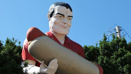 Les Muffler Men sur la Route 66